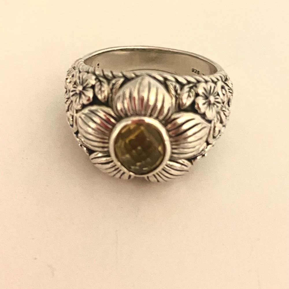 Jai by John Hardy SS Gemstone Ring
